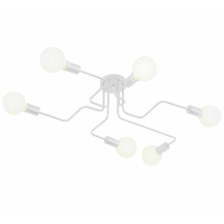 STROPNÍ SVÍTIDLO 6 RAMEN BÍLÁ