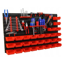 ZÁVĚSNÝ ORGANIZÉR/DRŽÁK 95X54,5 CM, SADA 46 KS