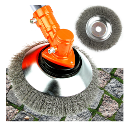 DRÁTÉNÝ ČISTÍCÍ KOTOUČ KE KŘOVINOŘEZU 25,4x200mm